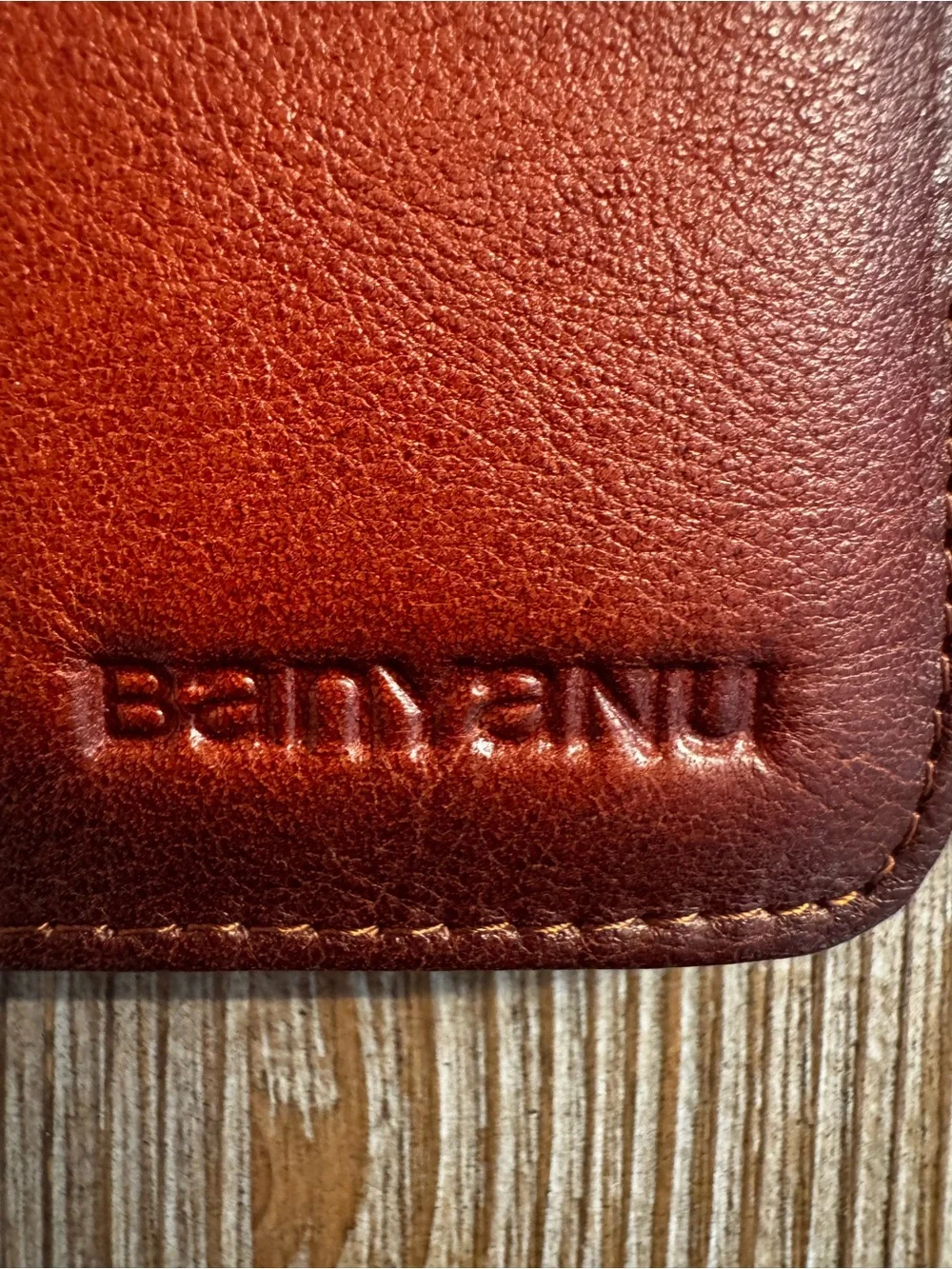 SENYIDUCAN BanYaNu RFID Trifold Wallet for Men - Mens Genuine Leather Wallet